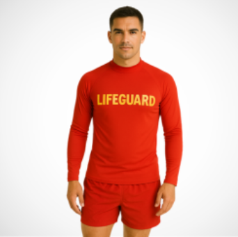 UV Protection Rash Vest – Lightweight Poly-Elastane, 4-Way Stretch, Quick Dry, Chlorine Resistant, Seamless Design, Ideal for Swimming, Surfing & Outdoor Water Activities
